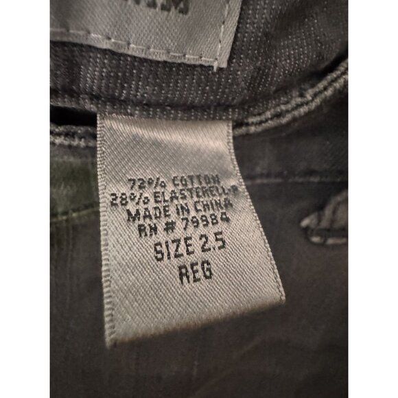 Chicos Platinum Denim Gray Jeans Size 2.5 Regular 72% Cotton 28% Elastrell-P dis - Picture 6 of 10